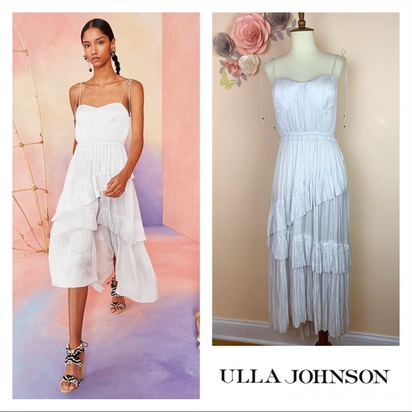 Ulla Johnson Delilah Dove Maxi Dress 